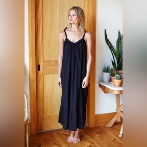 Emerson Fry India sundress black dots size medium/large